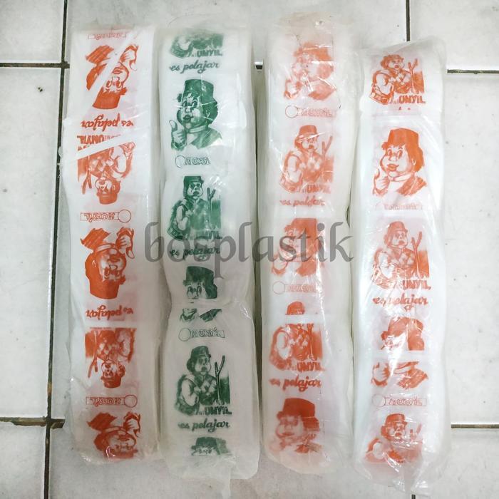 Plastik Unyil Es Potong / Es Lilin 4.5 cm 500 mtr (Roll)