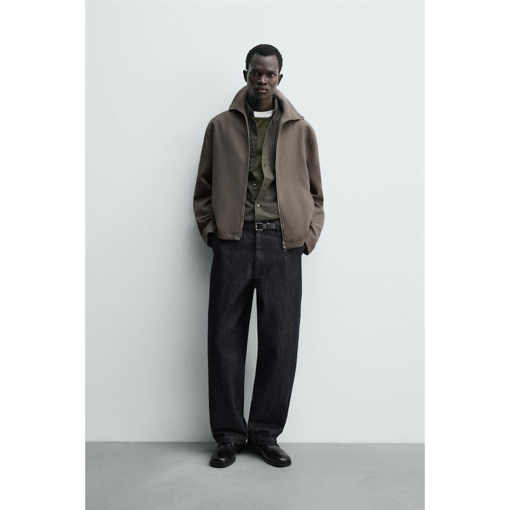 ZARA KEMEJA LUAR STRUKTUR TWILL