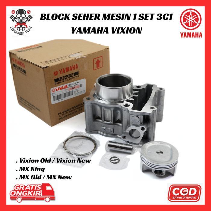 Block Seher Vixion - Blok Mesin 1 Set Yamaha Vixion Old - Vixion New - Mx King - Mx Old - Mx New 3C1