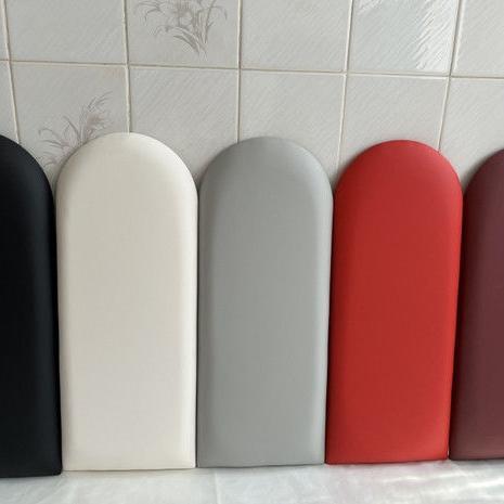 Top wallpaper foam 20x60 cm - Peredam suara - pelindung dinding-Headboard Kamar tidur - wall panel