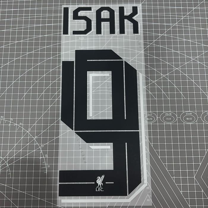 Nameset Liverpool Away 25/26 Cup Version Isak