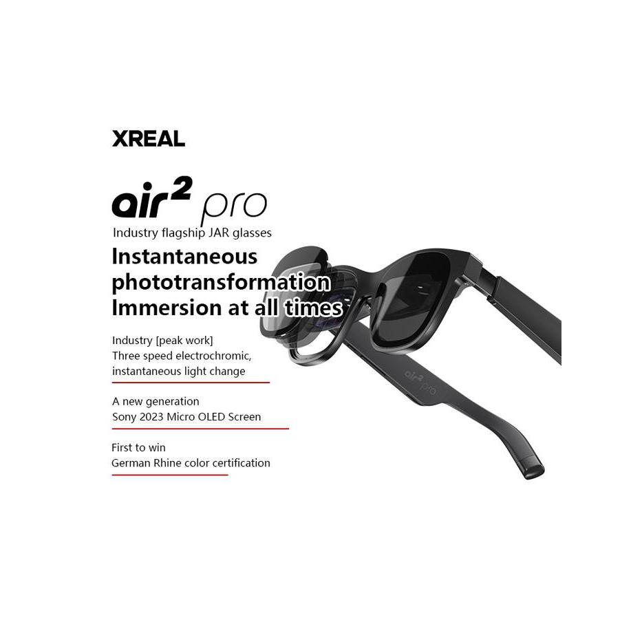 XREAL NREAL AIR 2 PRO SMART AR GLASSES HD 130 INCHES SPACE GIANT SCREEN PRIVATE CINEMA PORTABLE