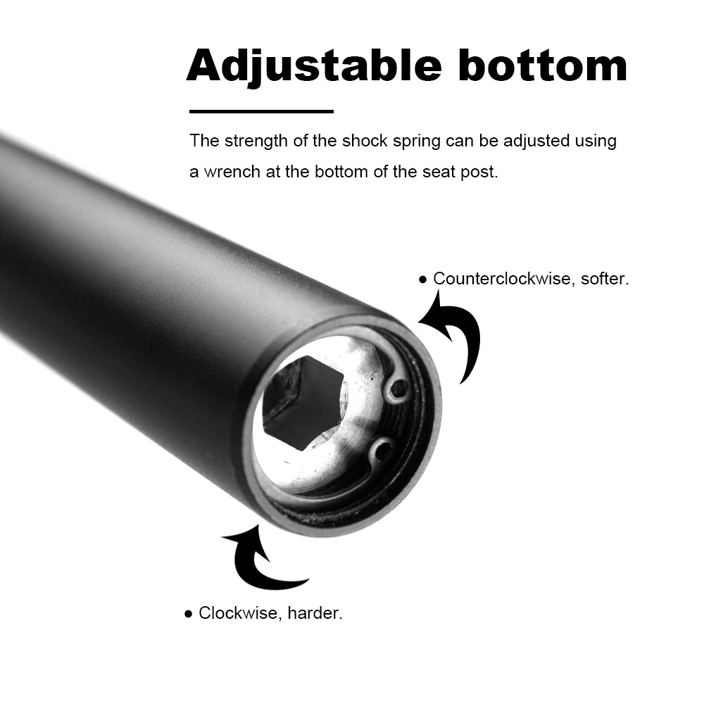 WG23A Suspension Seatpost 27.2 Mtb Mountain Bike Saddle Shock Bicycle Dropper Seat Post Tube 28.4