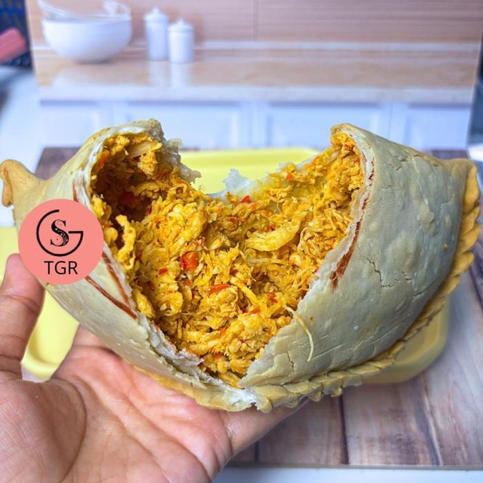 "New" [CIRENG MEGALODON ] 1 PCS CIRENG SUPER JUMBO ISIAN AYAM SUWIR MERCON Cabai Food Pedas Asli