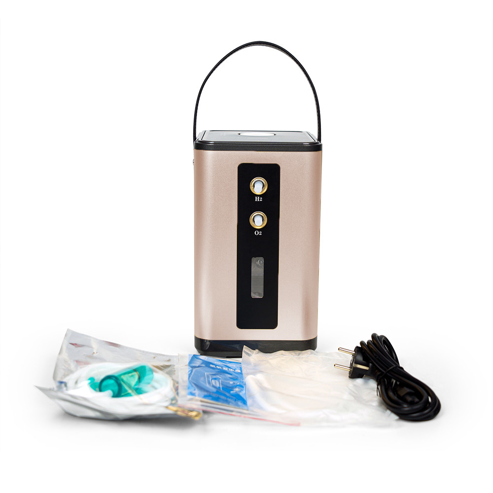 Portable 450ml Hydrogen Inhalation Machine 99.99% Purity Dual Outlet H2 Water Generator Hydrogen