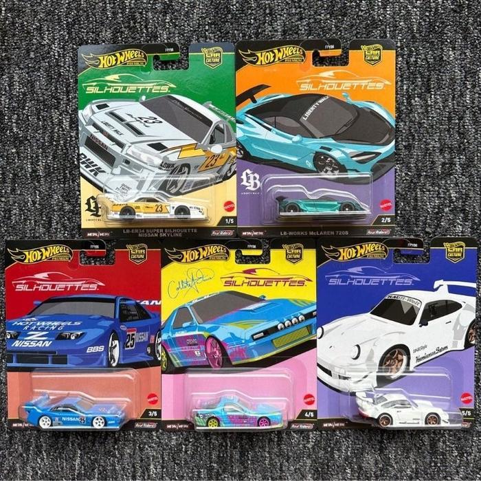 HOT WHEELS RWB LBWK SILHOUETTE ER34 PORSCHE MCLAREN LIBERTY WALK