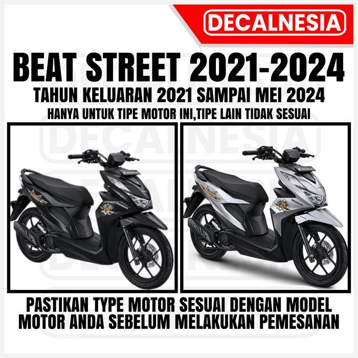 Decalnesia Stiker Decal Motor Beat Street New 2024 2023 2022 2021 Full Body Variasi Modifikasi Keren