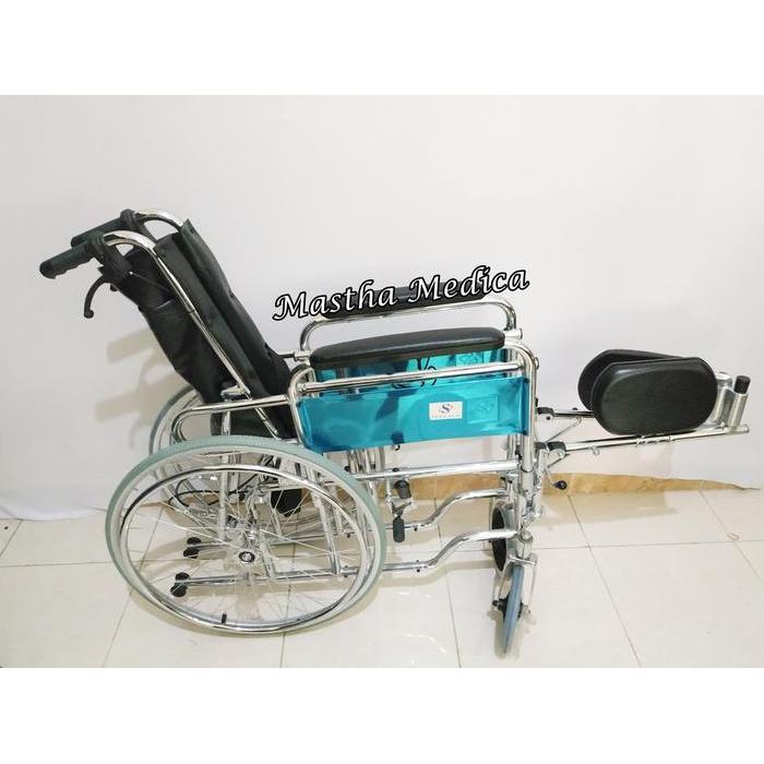 Kursi Roda 3 in 1 (Tempat tidur + BAB + Kaki Selonjor) Sella