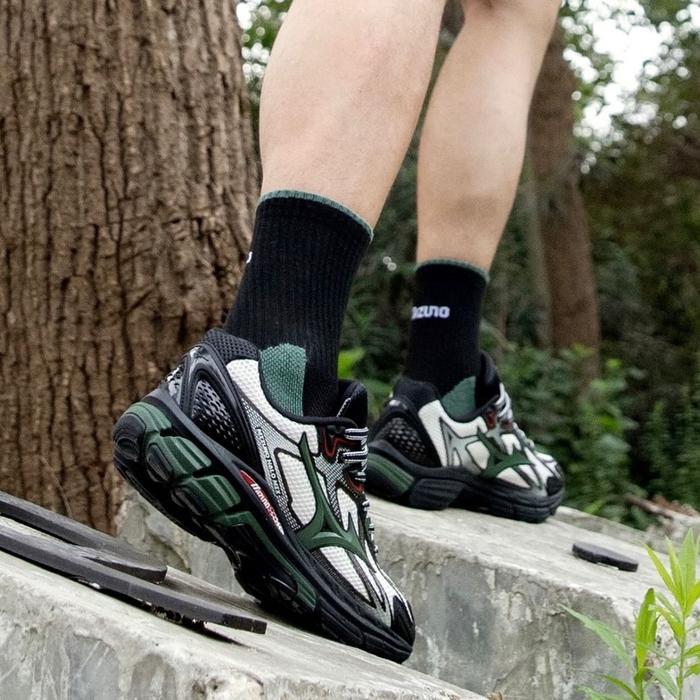 READY MIZUNO HALO MIX BLACK GREEN ORIGINAL