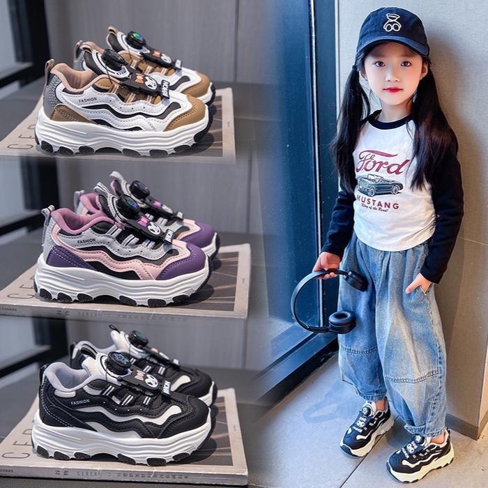 Carvil Kiddo Shoes - Sepatu Sneakers Anak Perempuan Kurmi Fashion Rolling Sepatu Kuromi Sepatu