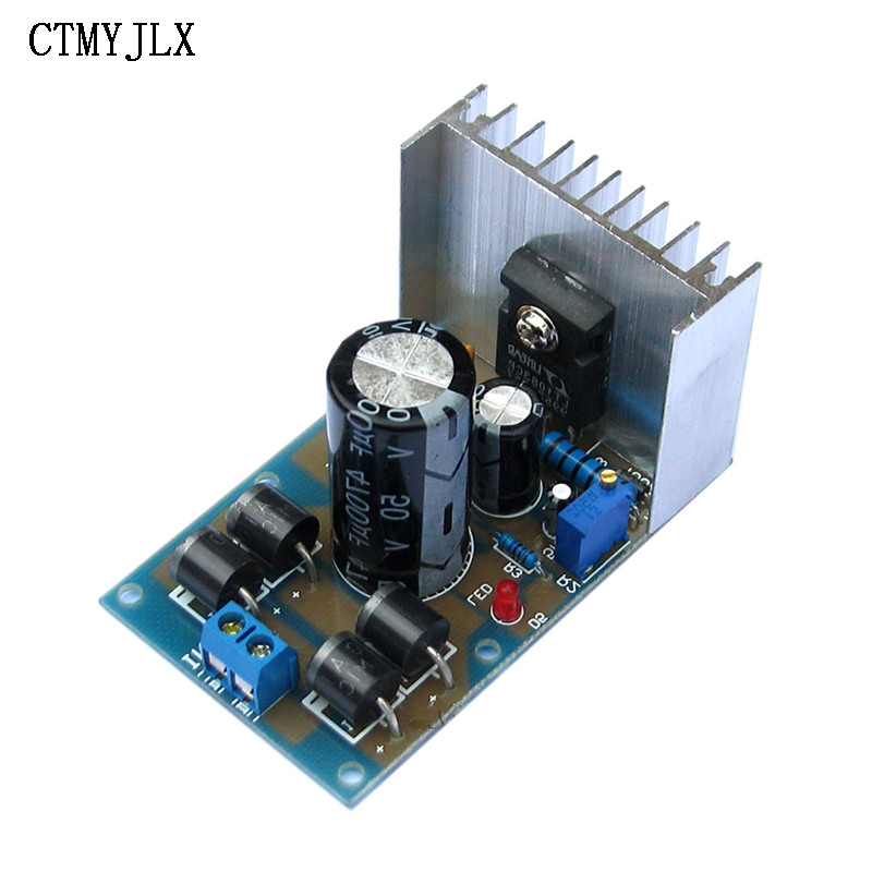 BARU DIY KIT LT1083 High-Power Linear Variable Regulated Adjustable Power Supply For Battery Charger