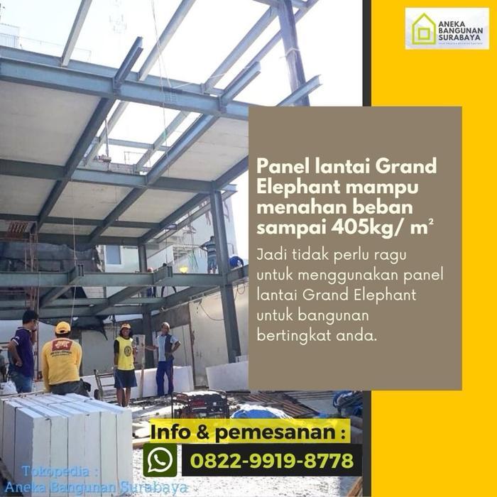 Panel Lantai Grand Elephant GE - panel pengganti dak cor dengan Tulangan Besi
