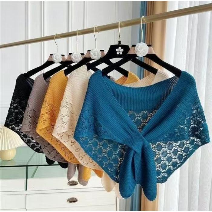 SYAL SELENDANG RAJUT WANITA KOREAN PREMIUM