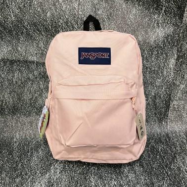 Tas JS Pink Polos Backpack Jansport Import Ransel Punggung dengan Tempat Laptop 14 Inch