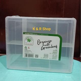 GREENLEAF 1449 REIKO KOTAK PERKAKAS STORAGE BOX 8 SEKAT GREEN LEAF