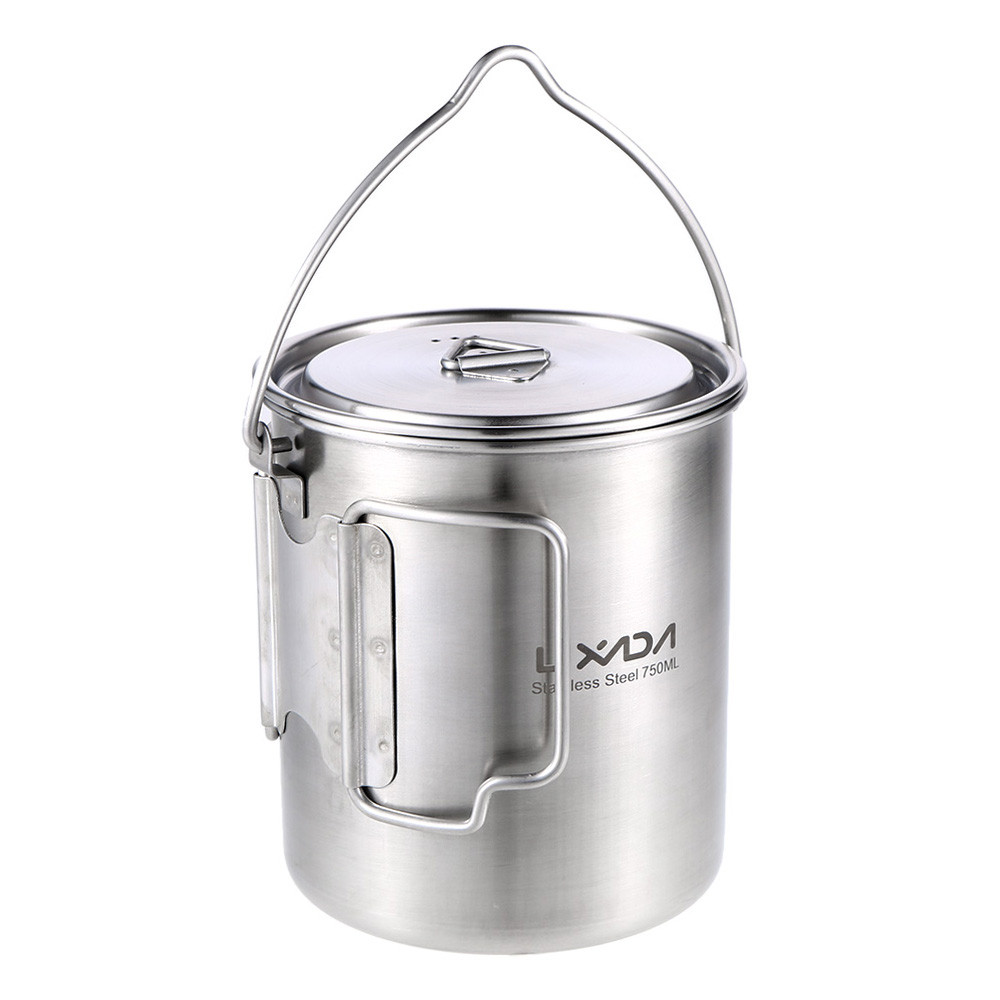 New Ultralight Titanium Cup Mug 750ml Outdoor Water Cup Camping Picnic Water Mug Tableware with