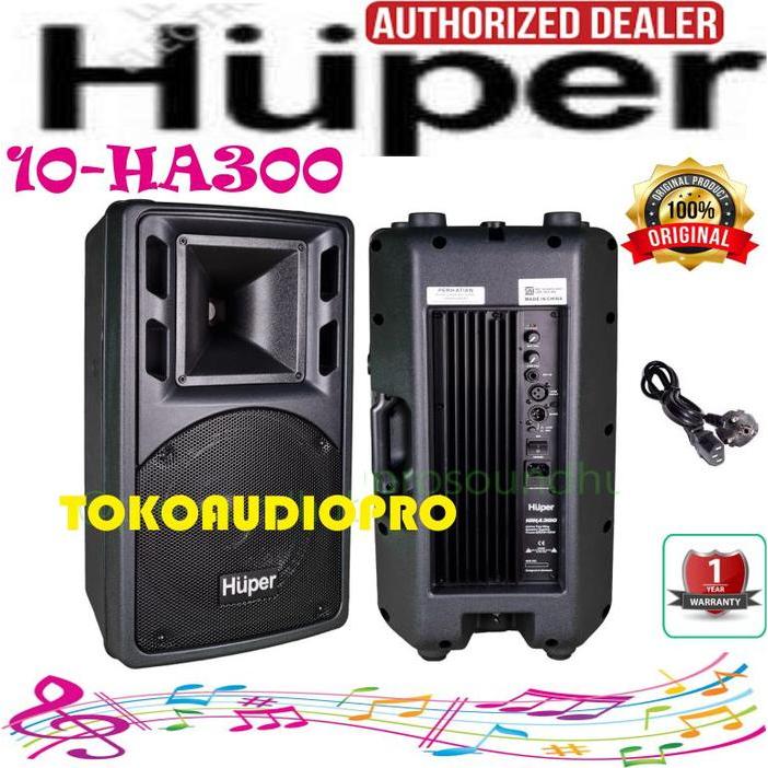 Huper 10Ha300 2-Way Speaker Aktif Huper 10-Ha300 Co