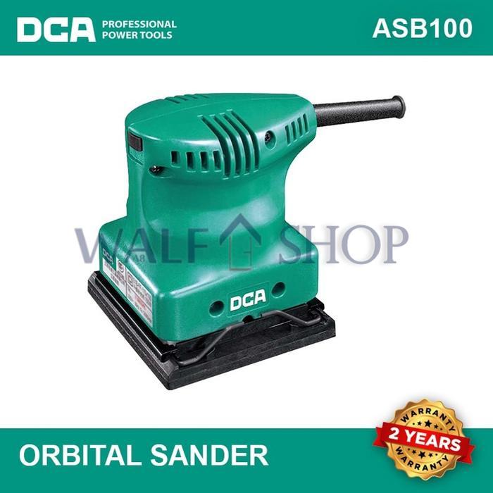 Mesin Amplas Orbital Sander DCA ASB100 - Amplas Mudah dan Efisien