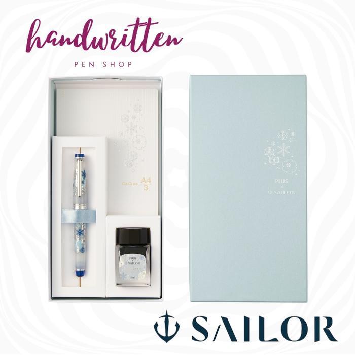 Sailor X Plus First Snow Fountain Pen Set