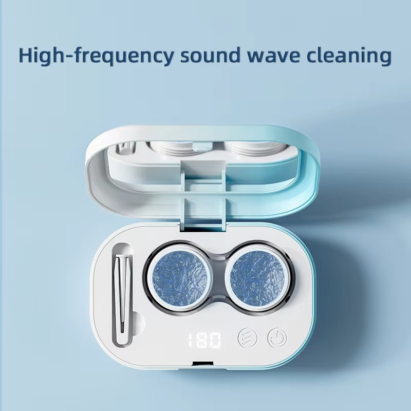 Ultrasonic Cleaner Intelligent Contact Lens Cleaning Machine Cleaning Case Colored Contact lenses