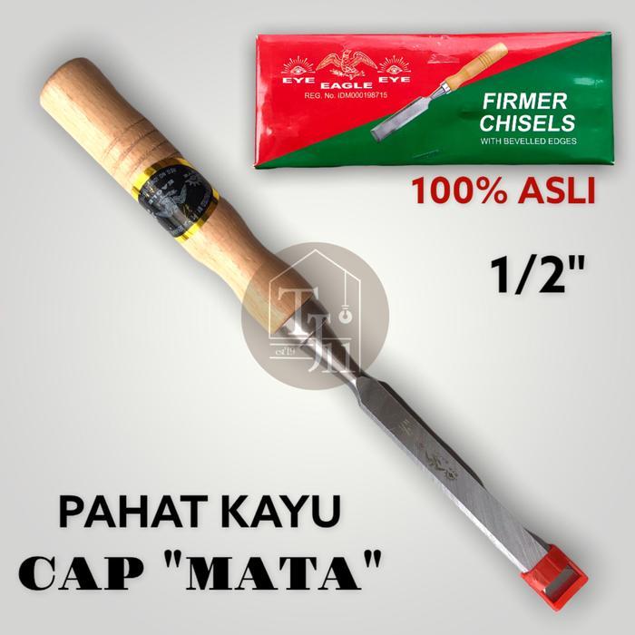 Pahat Kayu Baja Cap Mata Ukuran 1/2" / Tatah Pisau Kayu Cap Mata