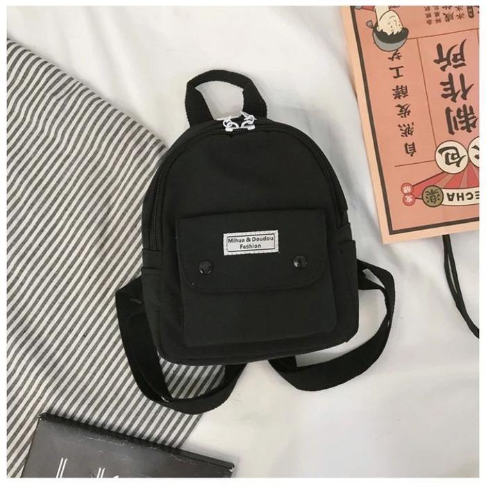 Tas Mini Ransel Punggung Mihua Amelia - Tas Sekolah Backpack Korea Fashion Wanita