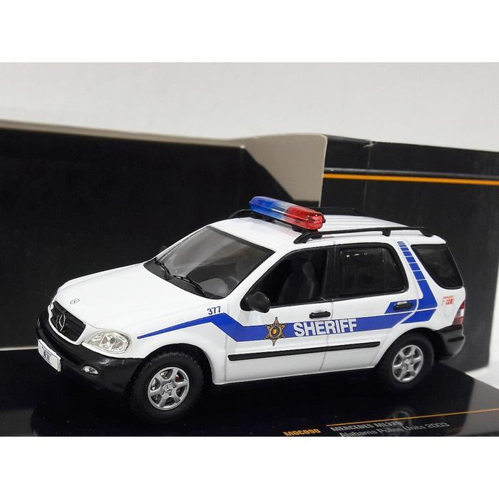 IXO MODEL DIECAST 1/43 MERCEDES BENZ ML 320 2003 ALABAMA POLICE