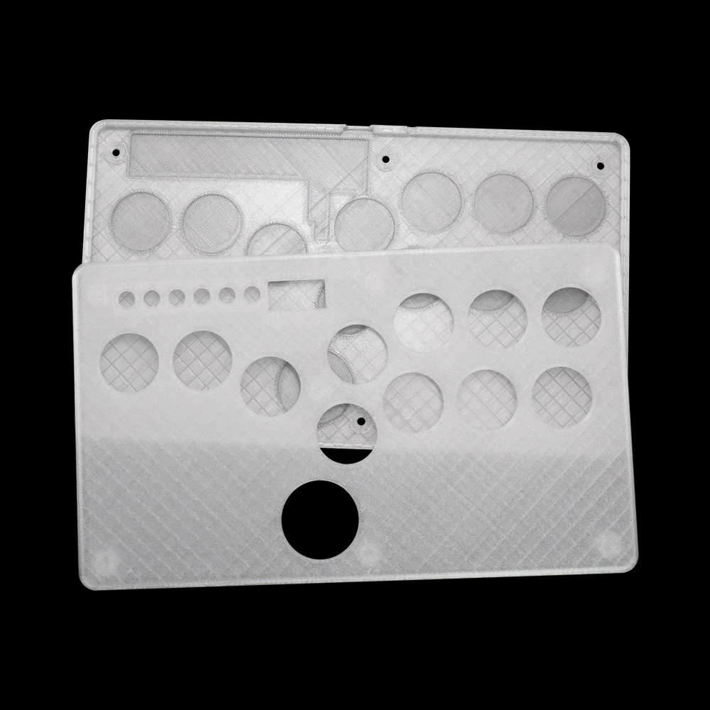 Flatbox 3D Printed Mini Hitbox Controller Shell Replacement Case Replace Hitbox Buttons For Flatbox