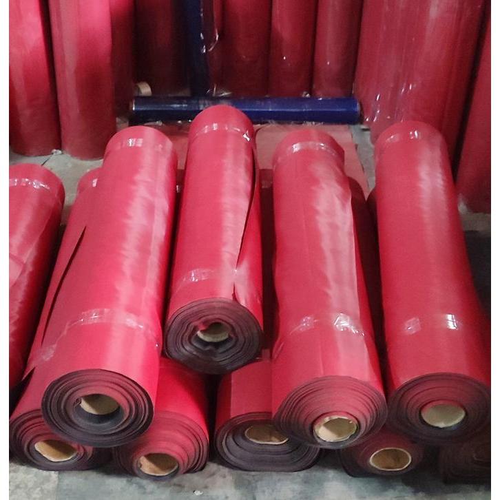 "New" Karpet Talang Air Murah Merah Hitam 55cm 90cm 110cm Pelindung Atap Rumah Kuat Anti Bocor