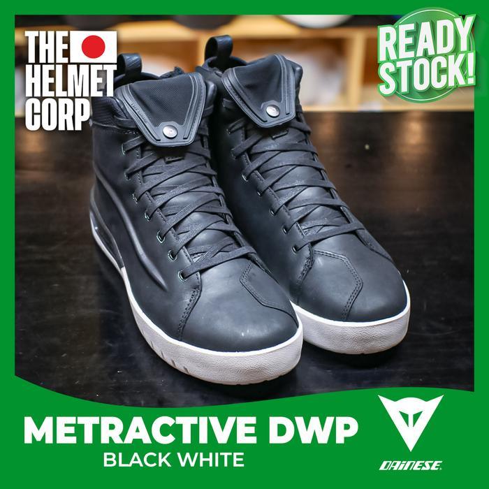 Sepatu Metractive Dwp Dainese Riding Shoes Black White Original