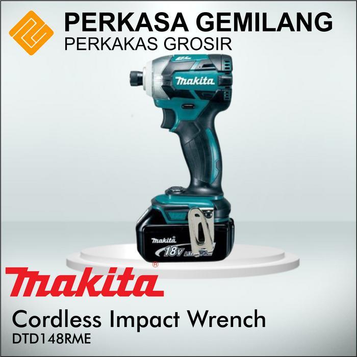 MAKITA DTD 148 RME Mesin Bor Cordless Impact Wrench Cordless MAKITA DTD148RME Buka Baut 48Volt