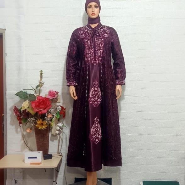 Gamis Tile Bordir Full Aldania Tbk