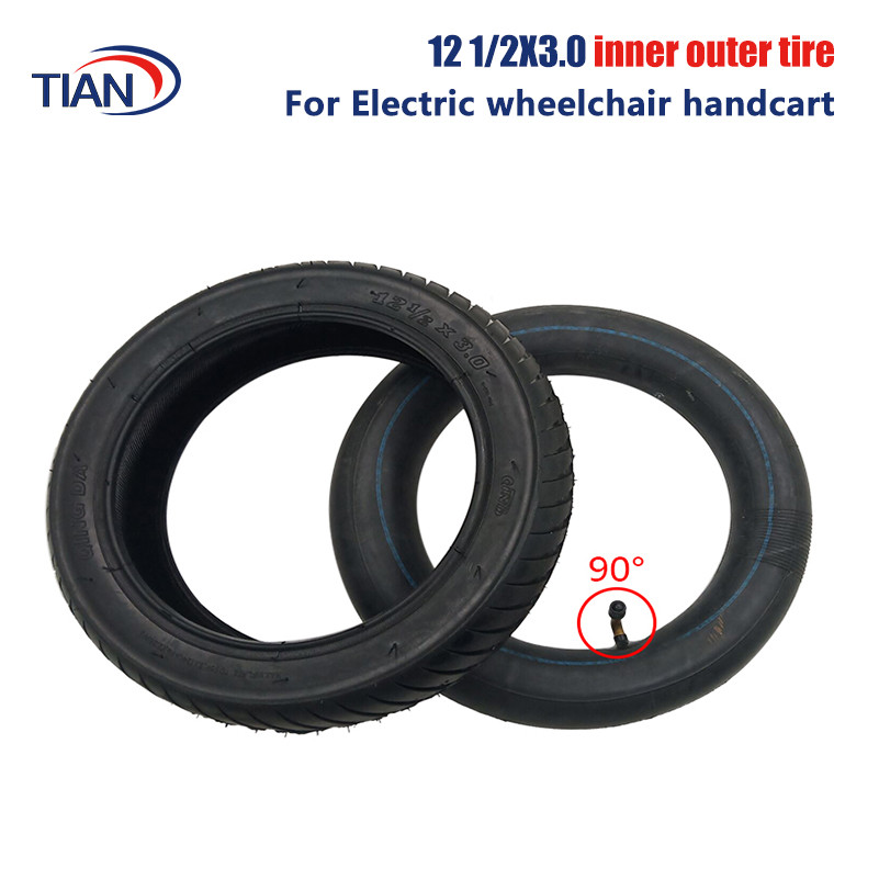 12 1/2x3.0 Inner Tube 12x3.0 Inch Inner Tube Outer Tube For Folding Electric Bike Mini Motorcycle El