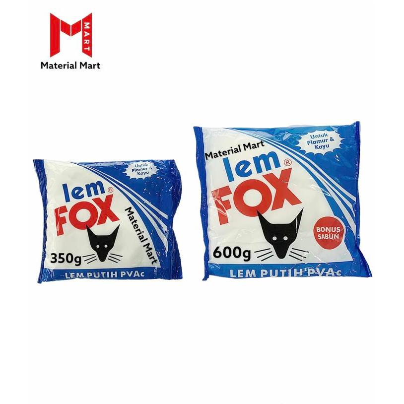 Lem Putih Fox 350 Gr Biru Lem Fox Putih 600G Lem Putih 600 350Gr