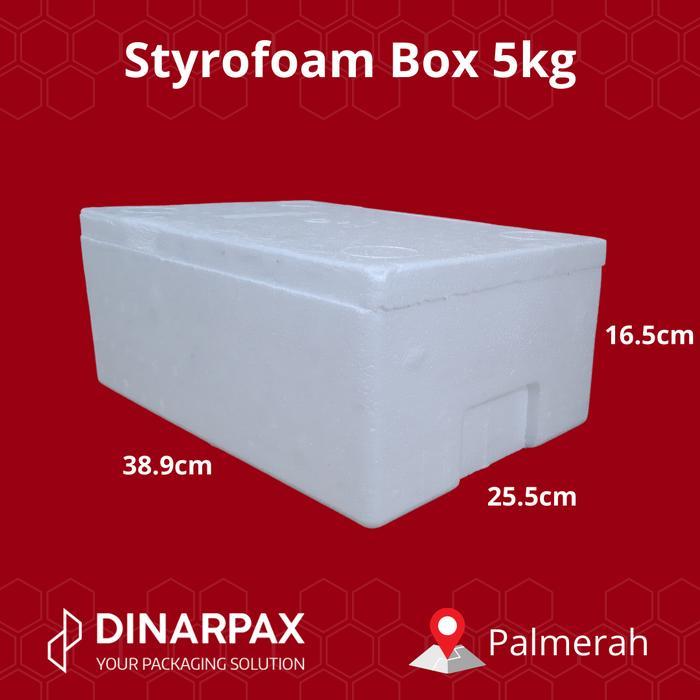 "New" Styrofoam box kecil / Styrofoam DinarBox / Fish Box 5KG