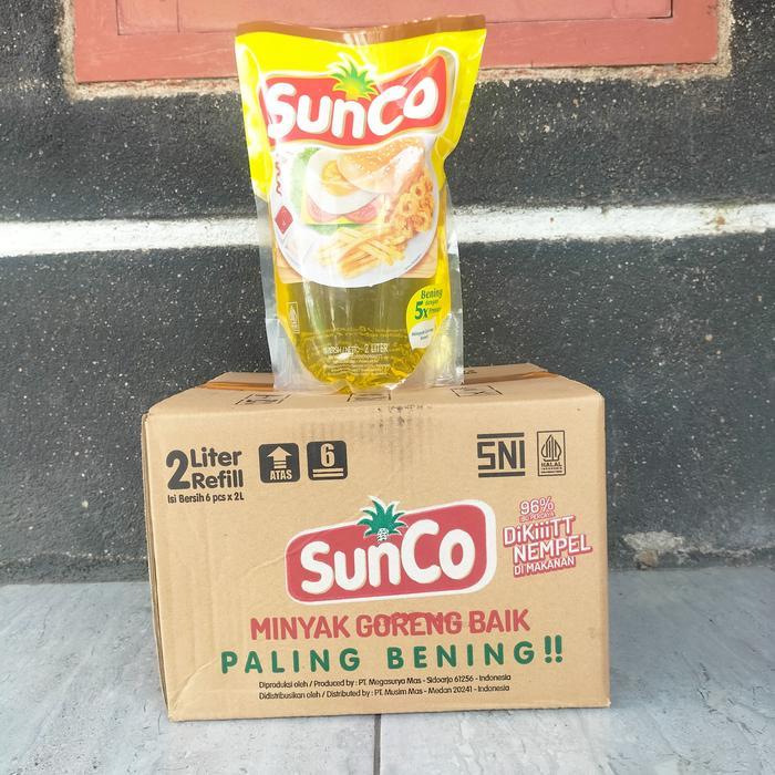 "New" JUAL TERMURAH MINYAK GORENG SUNCO 2 LITER I Minyak kelapa sawit I GROSIR LARISS