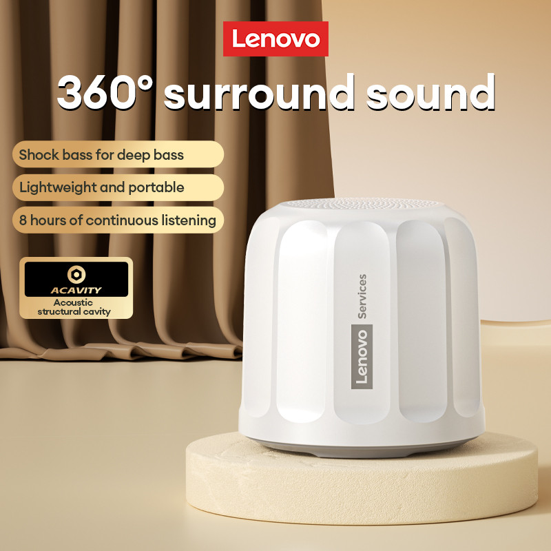 ORIGINAL LENOVO HD107 BLUETOOTH SPEAKER WIRELESS PORTABLE WIRELESS SPEAKER SOUND 360SURROUND SOUND