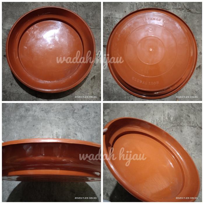 Tatakan Pot Alas Pot Wadah Pot Besar Jumbo Bata Polos