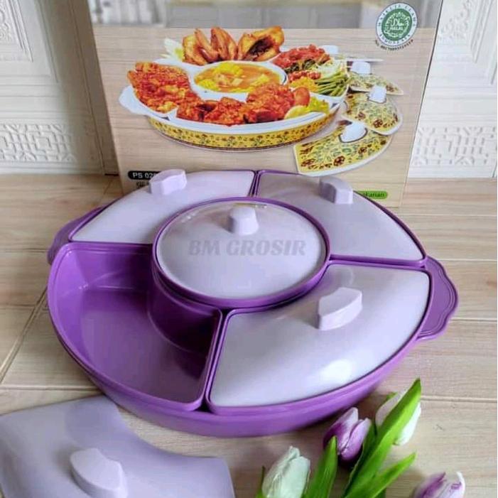 Party set melamin Jumbo 18inc PS0201 - Golden dragon Prasmanan set jumbo melamine