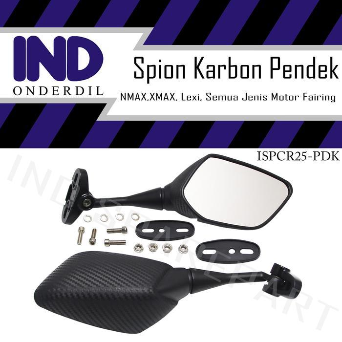 Ready Spion-Sepion-Kaca-Pendek-Variasi-Karbon CBR-150-250-R-RR/Lexi/R25-R15