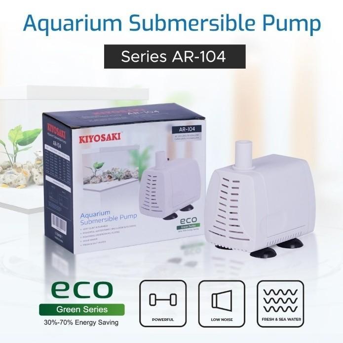 KIYOSAKI AR 104 Mesin Pompa Air Filter Kolam Ikan Aquarium Aquascape