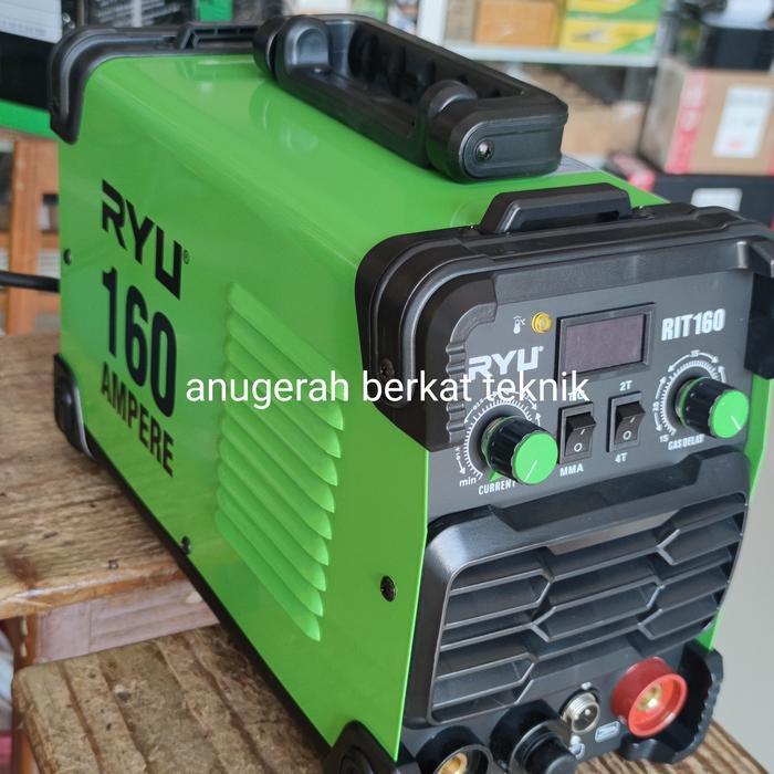 MESIN LAS RYU 2 FUNGSI STAINLESS DAN BESI 160 A ARGON TIG DAN MMA