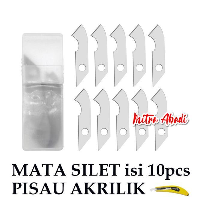 Refill Mata Pisau Pemotong CUTTER AKRILIK Refill Acrilic Cutter Knife