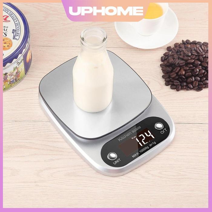UPHOME Timbangan Dapur Digital 10Kg / Timbangan Kue Digital / Timbangan Gram Digital / Mini Kitchen