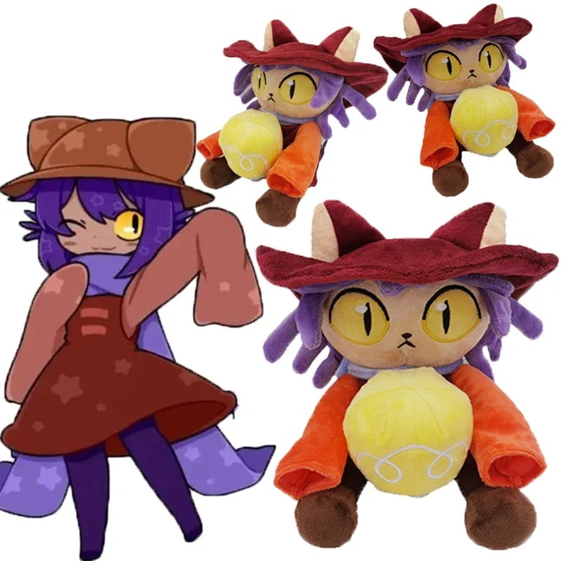 25cm Anime Niko Oneshot Plush Toys World Machine Cute Plushie Soft Stuffed Animals Plush Kawai