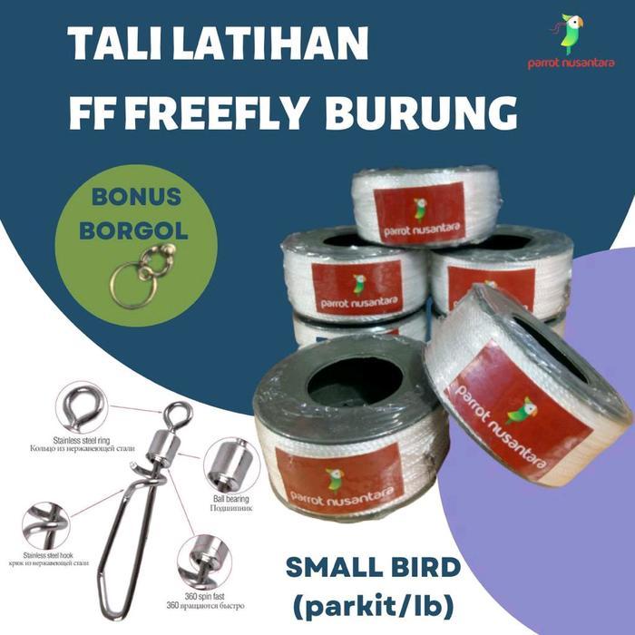 JUAL RUGI Tali latih FF Free flight fly burung parkit lovebird