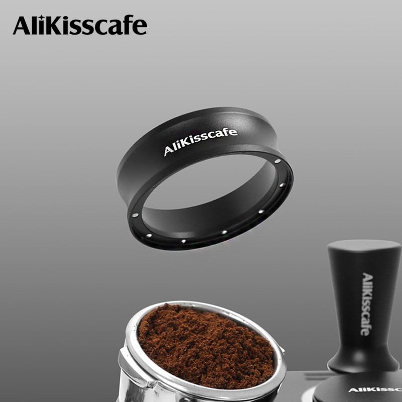 Alikisscafe Coffee Dosing Ring Funnel Magnetic 51Mm 54Mm 58Mm For Delonghi Breville Portafilter