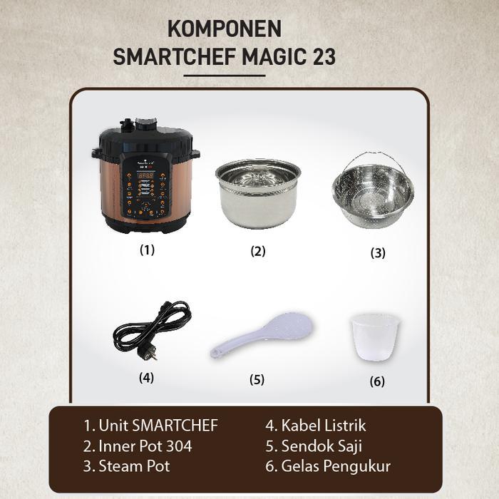 [] Smart Chef low carbo presto listrik multicooker low sugar