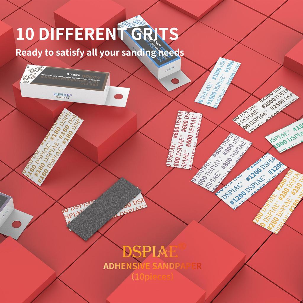 DSPIAE Self Adhensive Sandpaper Set SP-S02