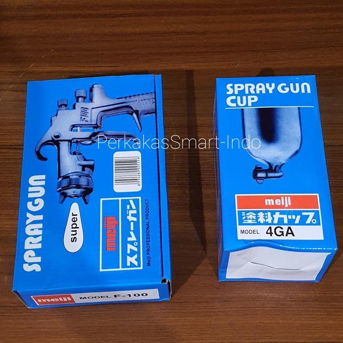 SPRAY GUN F100 MEIJI TABUNG ATAS/SEMPROTAN CAT F-100/SPIT/SPET